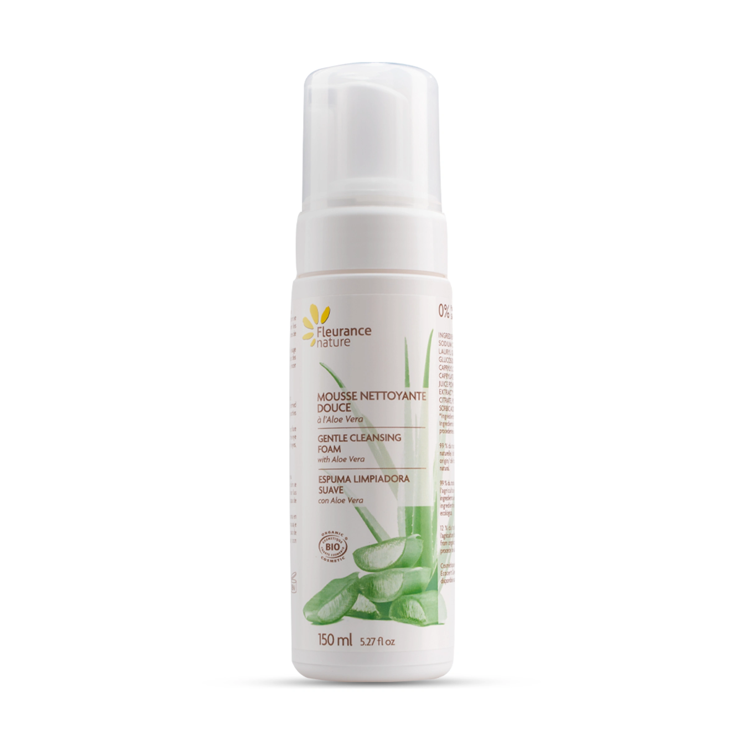 Fleurance Gentle Cleansing Foam with Aloe Vera